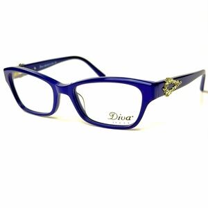 Diva 5385 C. 272 Blue  Eyeglasses Brand New Authentic 53mm